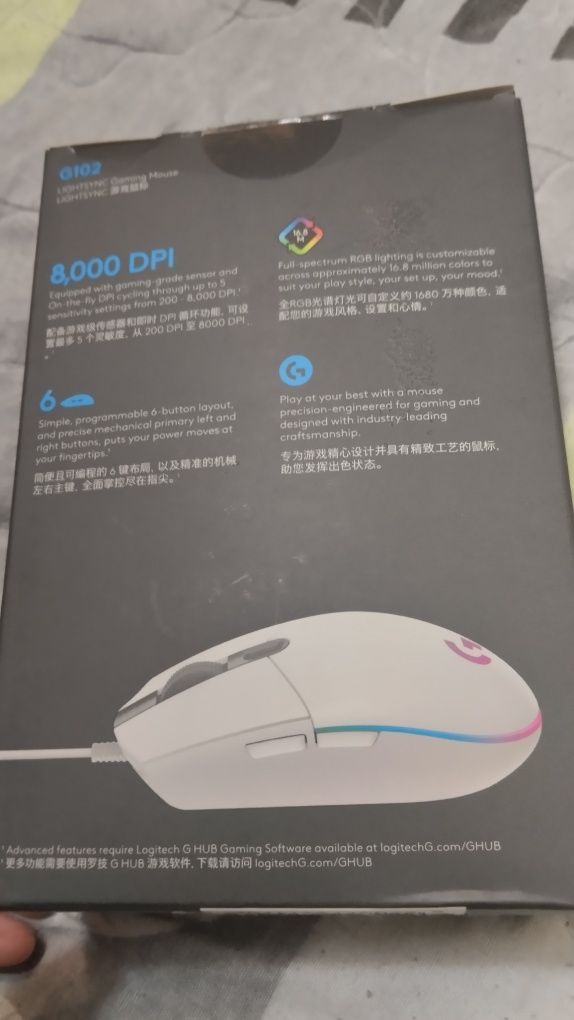 Мышка Logitech g102