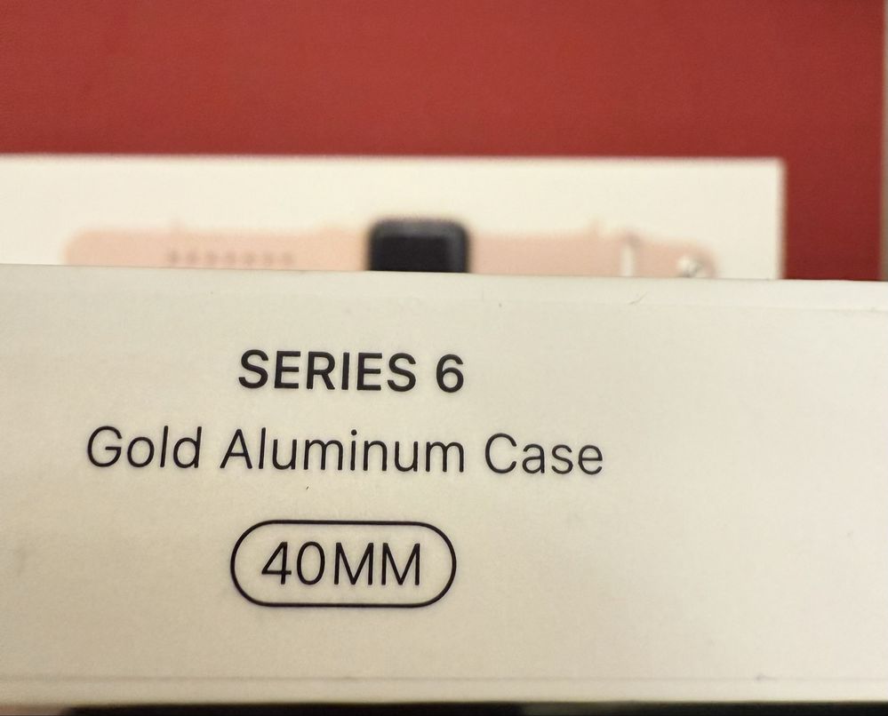 Apple watch, series 6, 40 mm