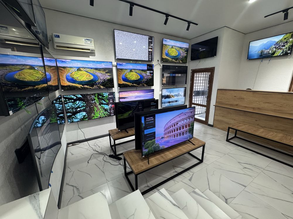 Телевизоры LG, Samsung 32–85” Smart TV Tizen, webOS, Android, Гарантия