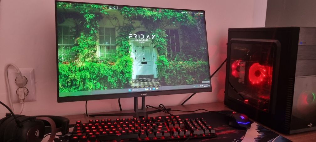 Игровой компьютер GTX 1050TI,  I5-4440  периферия в комплекте +монитор