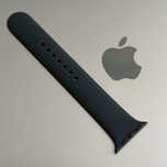 Спортивный ремешок чёрный для Apple Watch