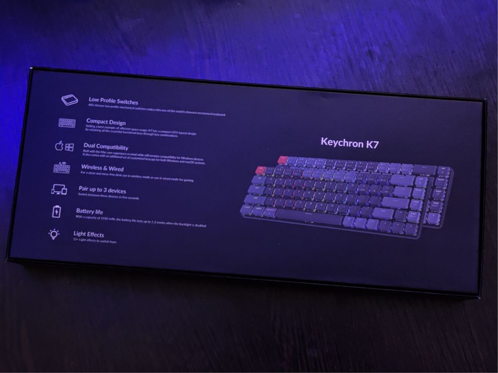 Механическая клавиатура Keychron K7