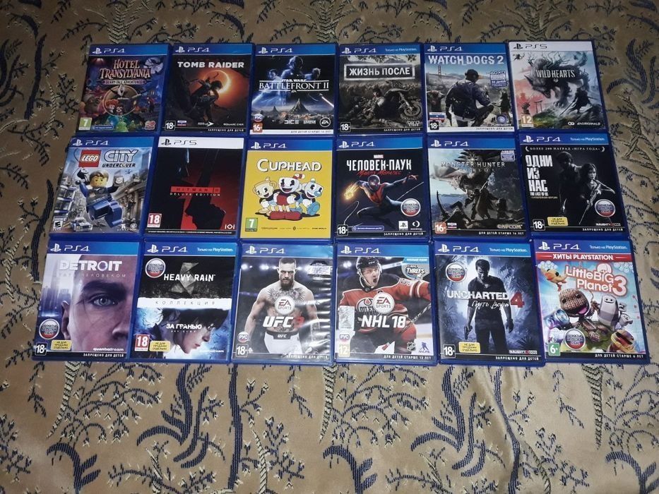 Игры лицензионные PS4,PS5,PS3,PS2