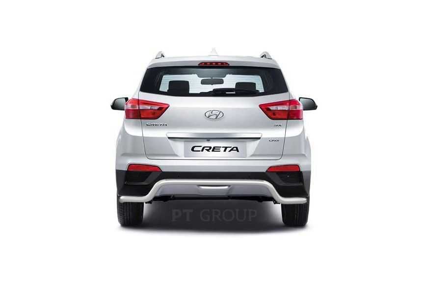 Защита заднего бампера "Волна" для HYUNDAI Creta от 2016 до 2020 г.в.