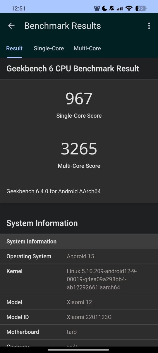 телефон Xiaomi 12 256/12+12