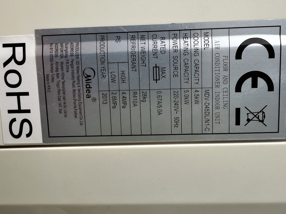 Кондиционеры без наружных блоков MIDEA