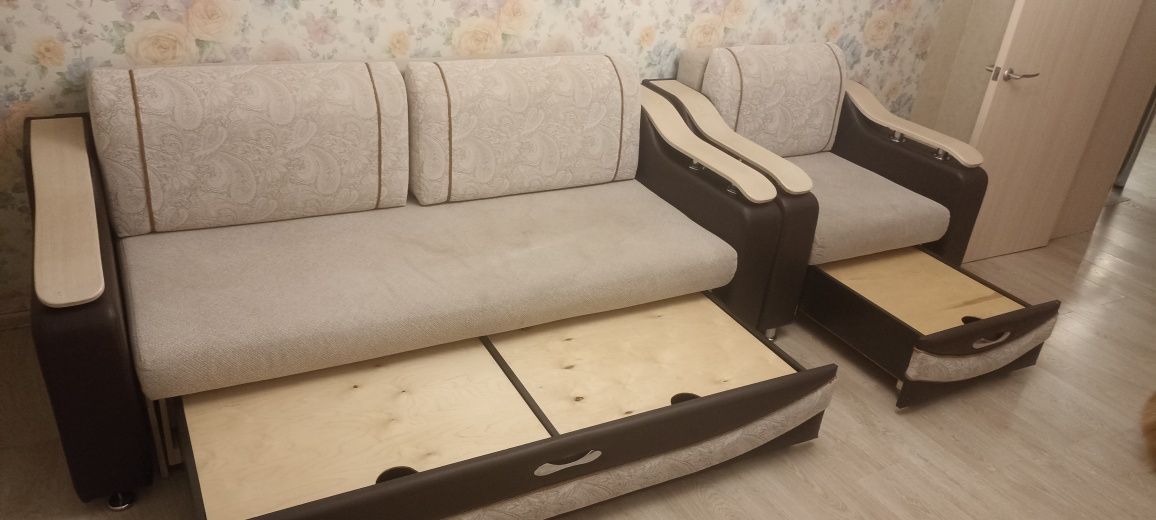 Продам диван и кресло