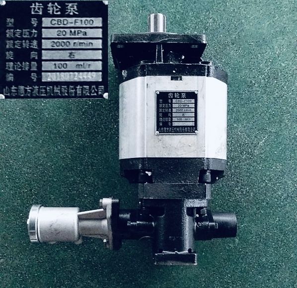 НШ насос подъёма  кузов с клапаном CBD-F100