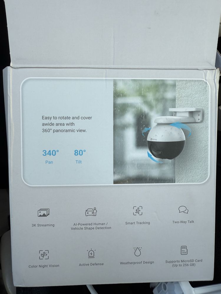 Новая видеокамера EZVIZ C8W Pro