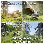 Покос травы триммером/ Скос  травы