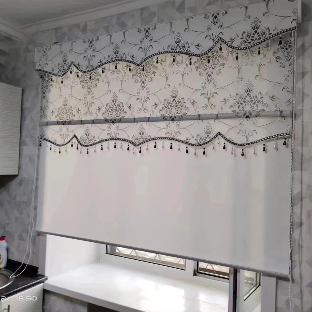 Жалюзи дуэт,с ламбрекеном
