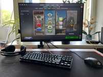 Продам игровой компьютер  i5 9400+1050ti + монитор +периферия +стол
