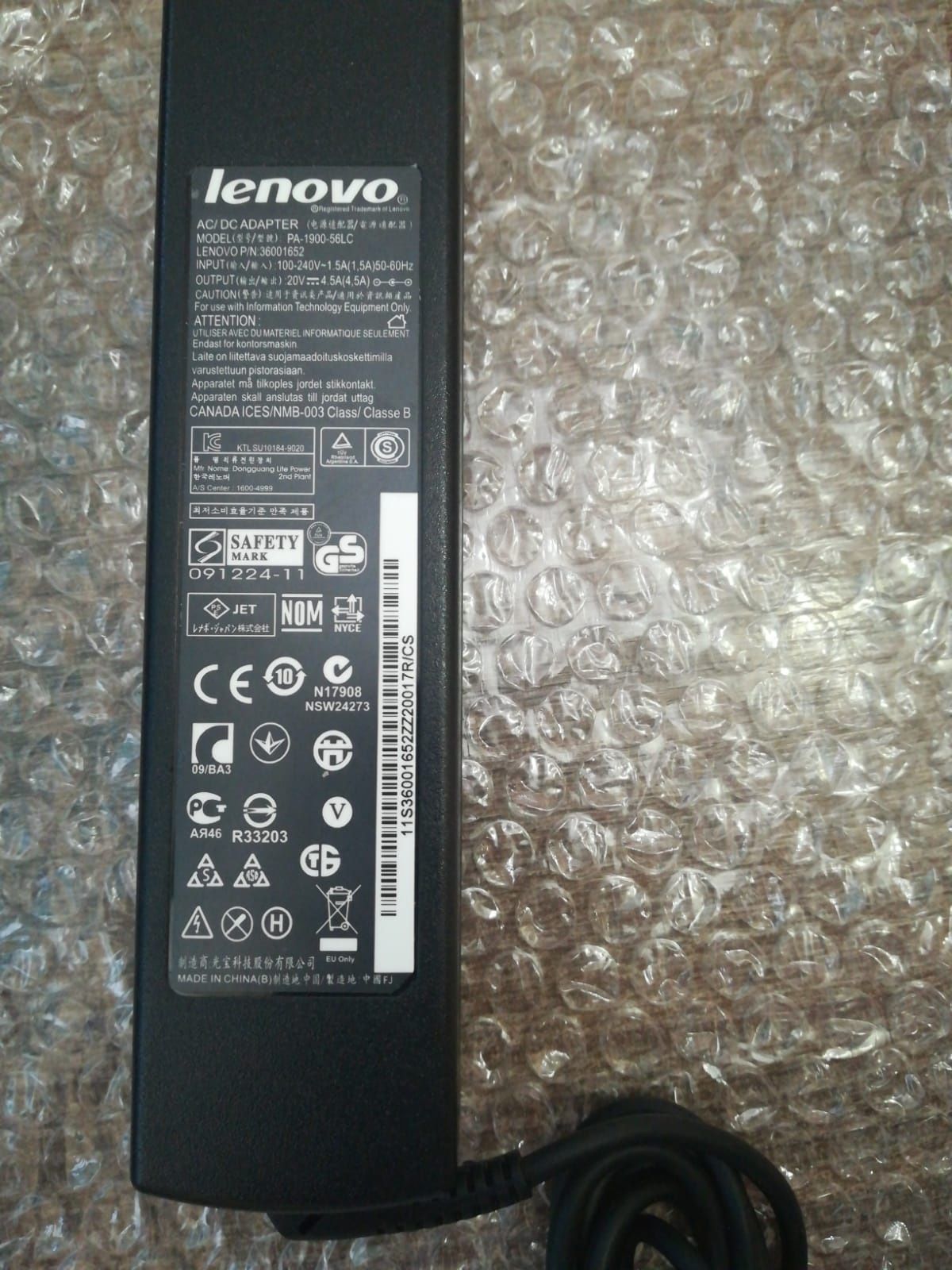 Блок питания lenovo pa-1900-56LC