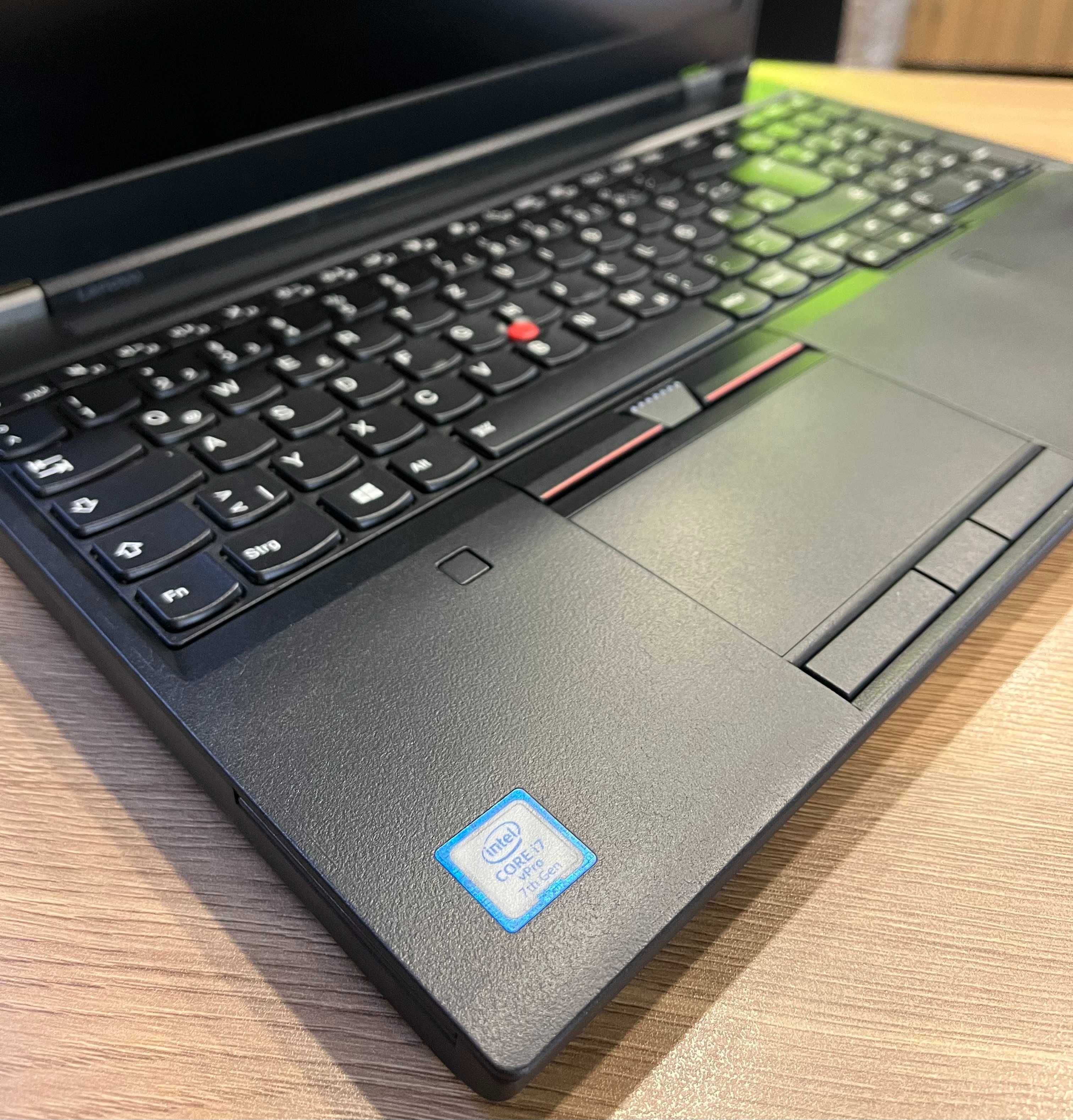 Thinkpad P51.  i7-7820HQ 2.9/3.9 GHz, 16/256, Quadro M1200