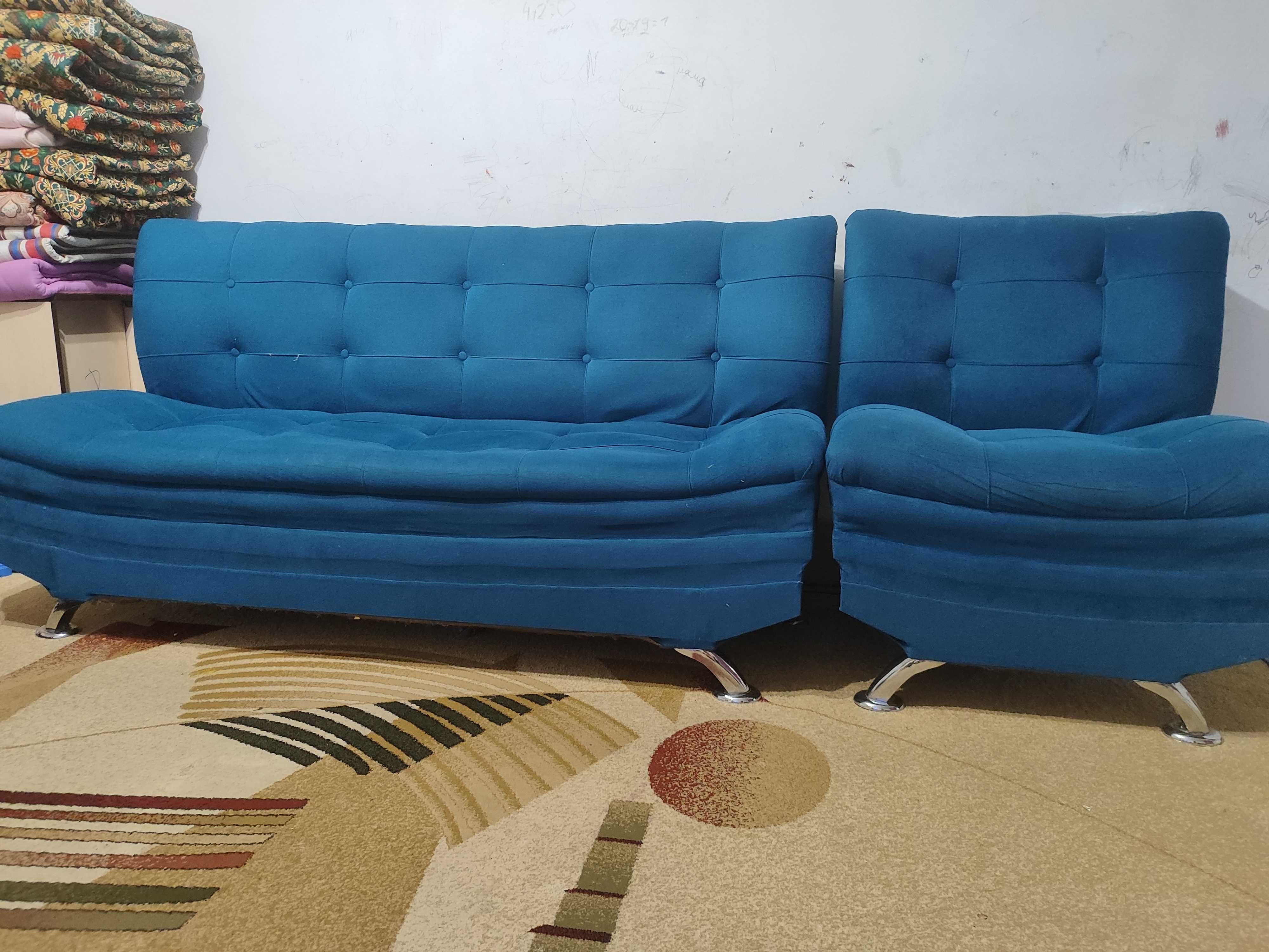 Раздвижной диван + 2 кресло
