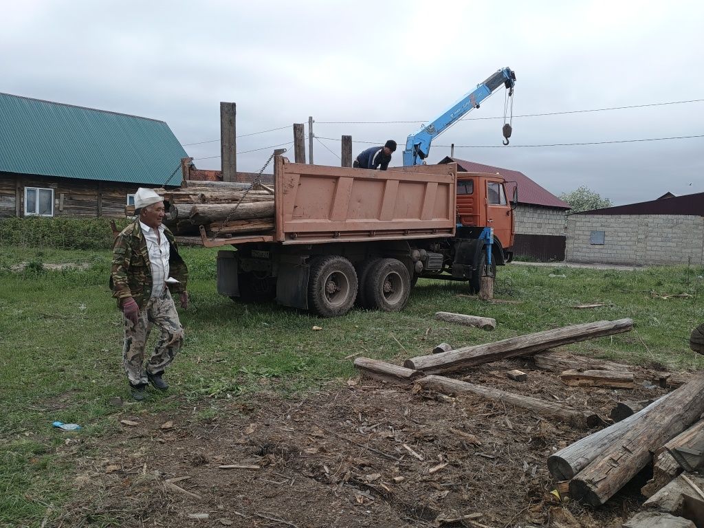 Услуги Камаз манипулятора и доставка сыпучих материалов