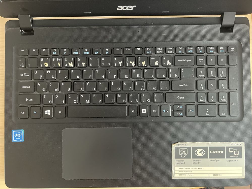 Продам ноутбук acer
