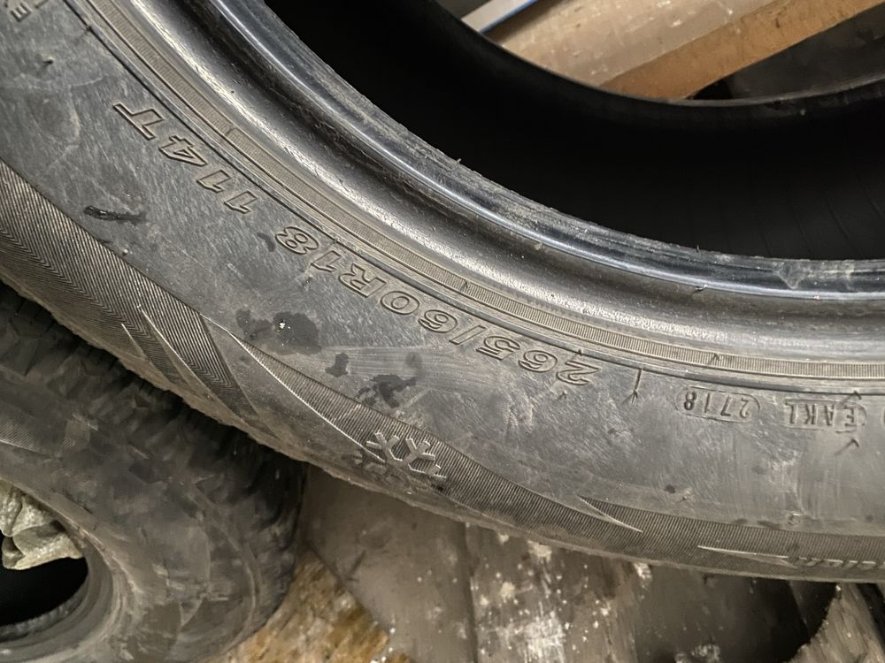 Продам зимние шины 265/60/18