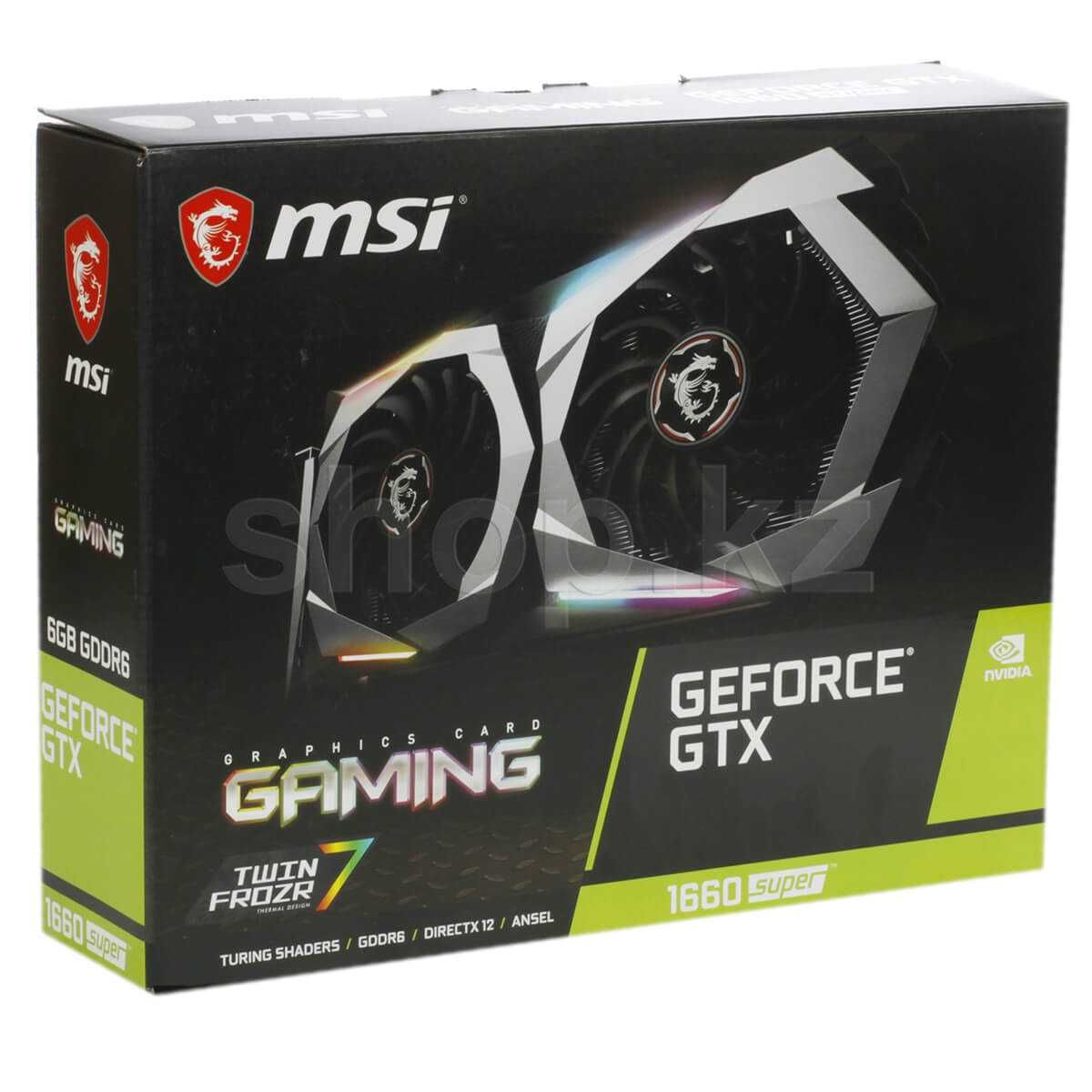 Продам видеокарту MSI GTX 1660 Super Gaming X 6Gb