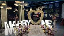 Оформление MARRY ME,Happy birthday, Туган  Кунинмен Анашым ДРОН ТЕГІН