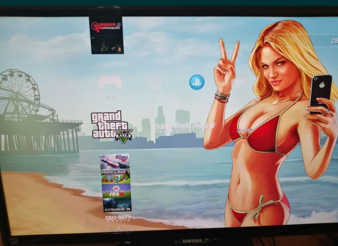 Sony PlayStation 3 super slim  + 50 игр в  идеальном состоянии