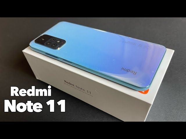 Xiaomi redmi not 11 star blue
