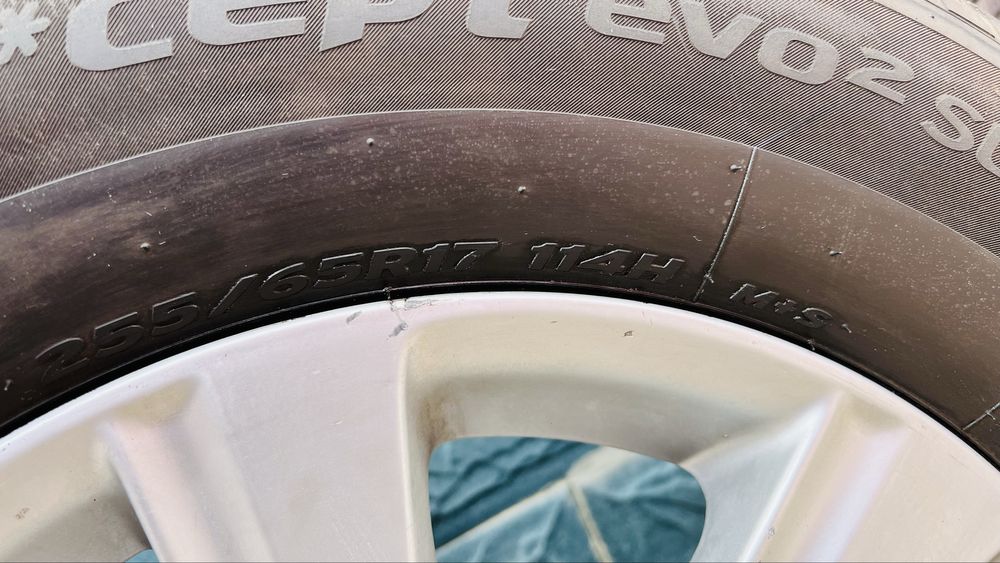 Титановые диски с зимней резиной 255/65/17, америка