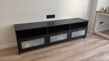 ТВ тумба IKEA BRIMNES, 180 см, чёрная