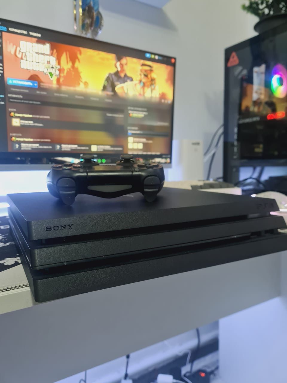 Ps4 pro 1 TB, 7 игр, 200к