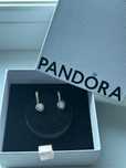 серьги pandora в хорошем состоянии