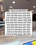 Ipad a16 128 wi fi, iPad a 16 256 wi fi , iPad a 16 512 wi fi, ipad 11