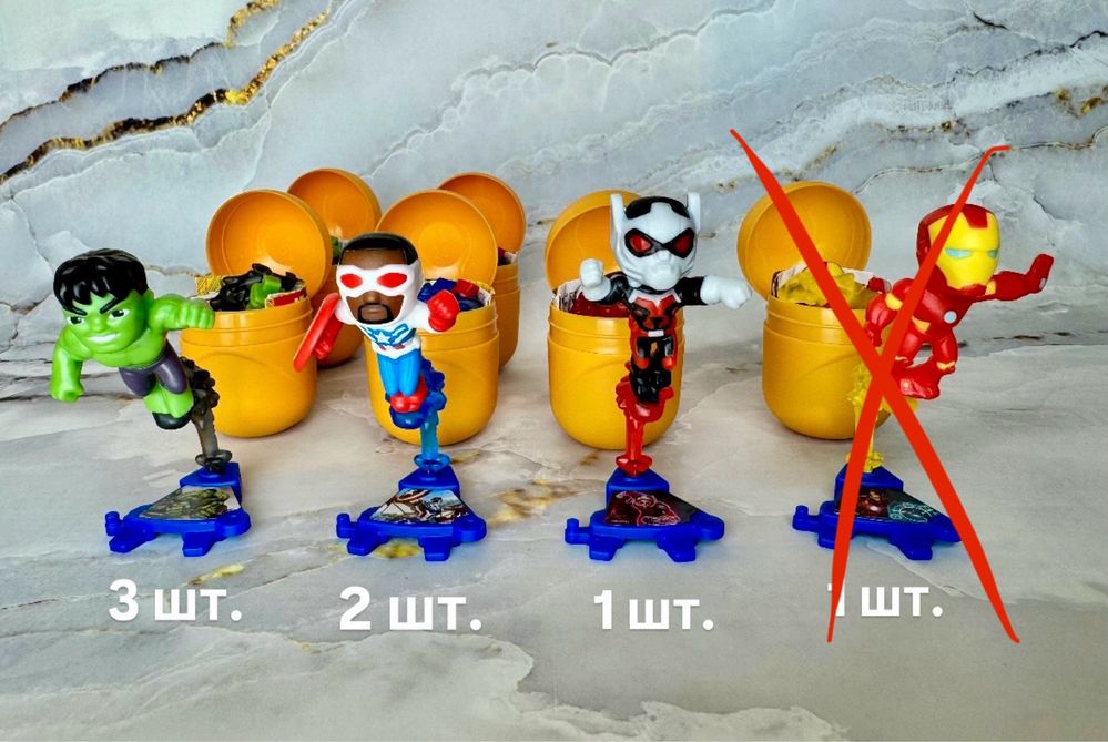 Обмен фигурок из киндера