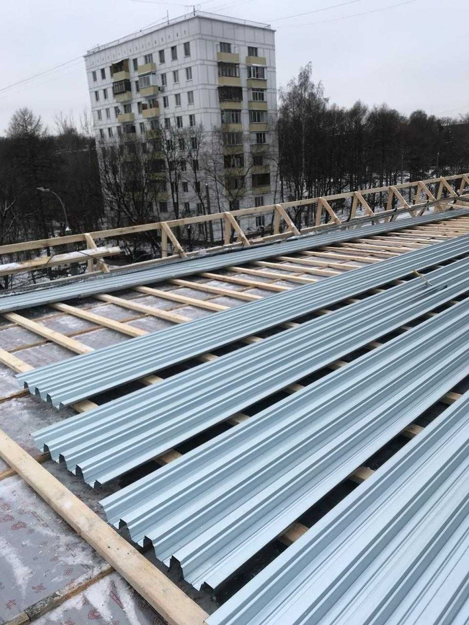 Изготовление профнастила для кровли Н57 (всех размеров и цветов)