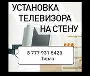 Установка телевизоров на стену