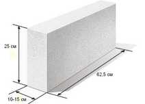Газаблок 10*25*60