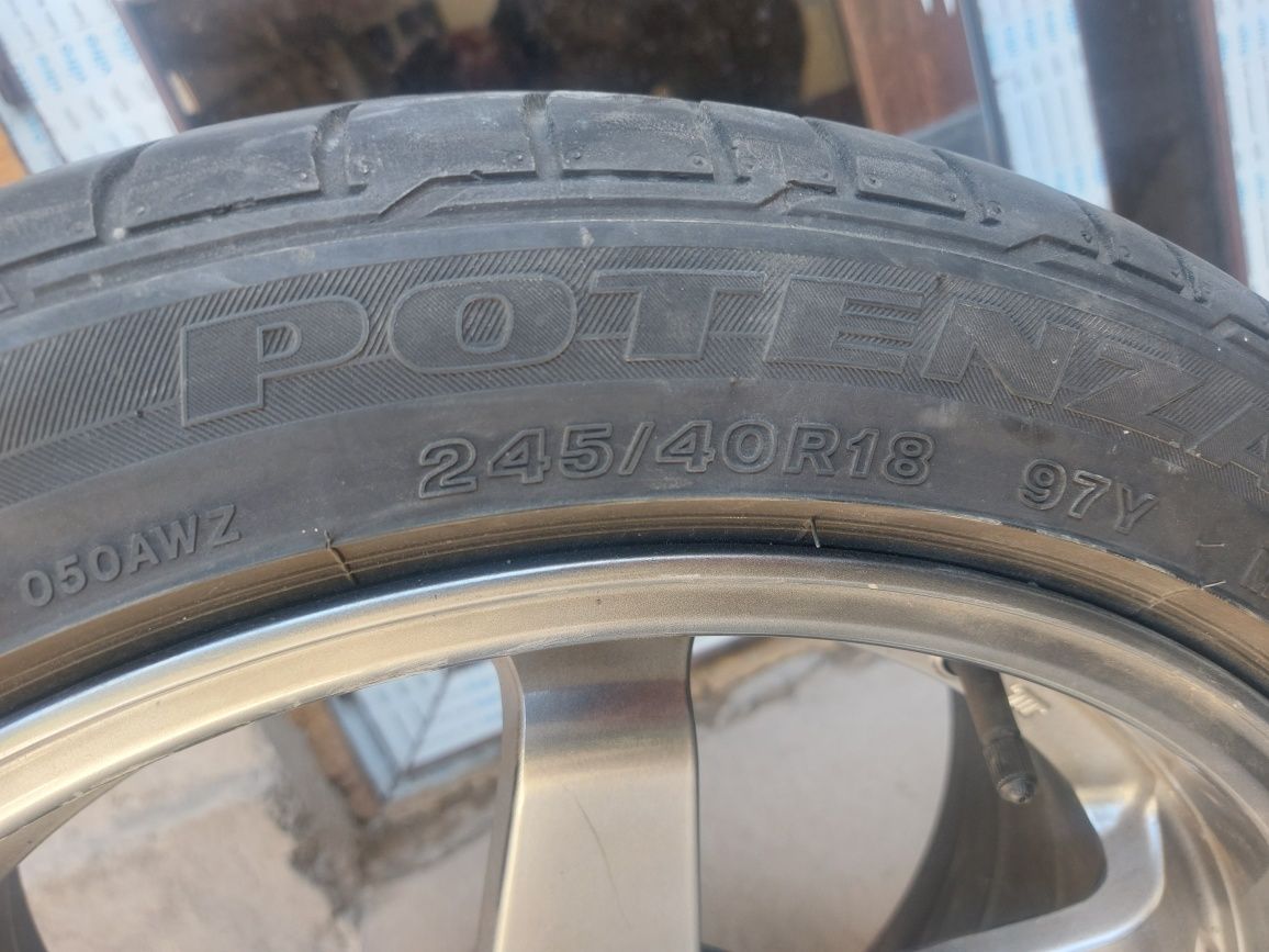 Балон с дисками  245/40/18 разноширокий
