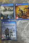 God of War Ragnarok, Hogwarts Legacy, Mortal Kombat 11
