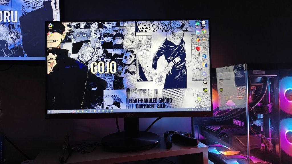 Монитор игровой AOC G2490VXA, 144 Гц, встроенный динамик,  Freesync.