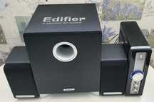 Колонки и большой буфер от Edifier 2.1 в хорошем состоянии