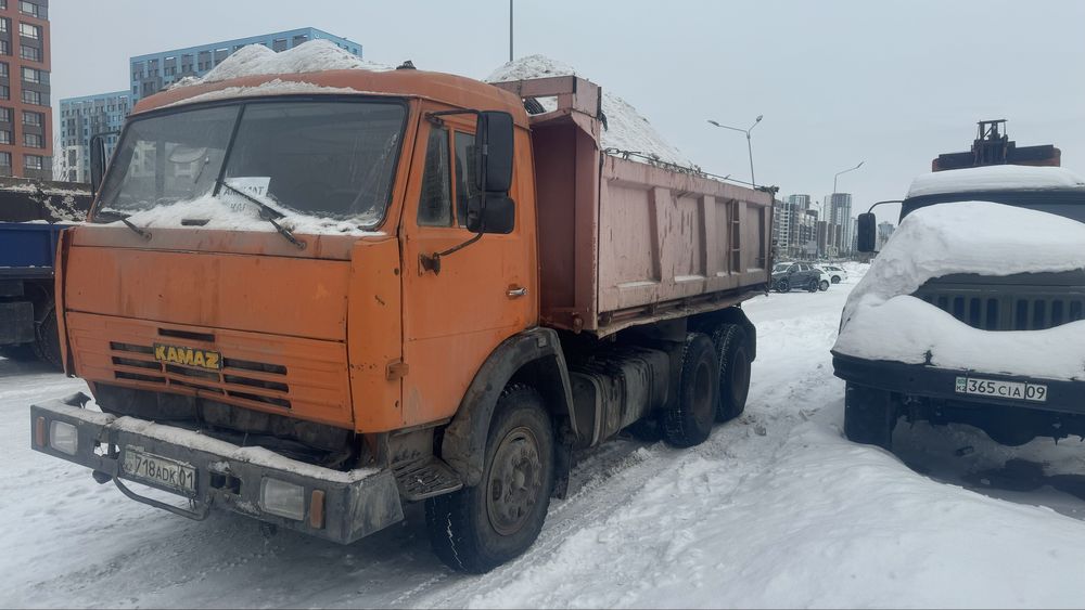 Вывоз мусор, камаз 3-сторонник