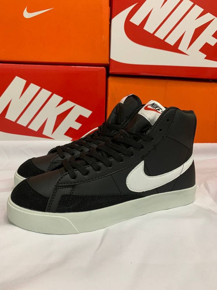 Зимние - Nike кеды Blazer mid / бесплатная доставка