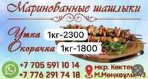 Маринованный шашлык р/н Зачаганск,Монкеулы