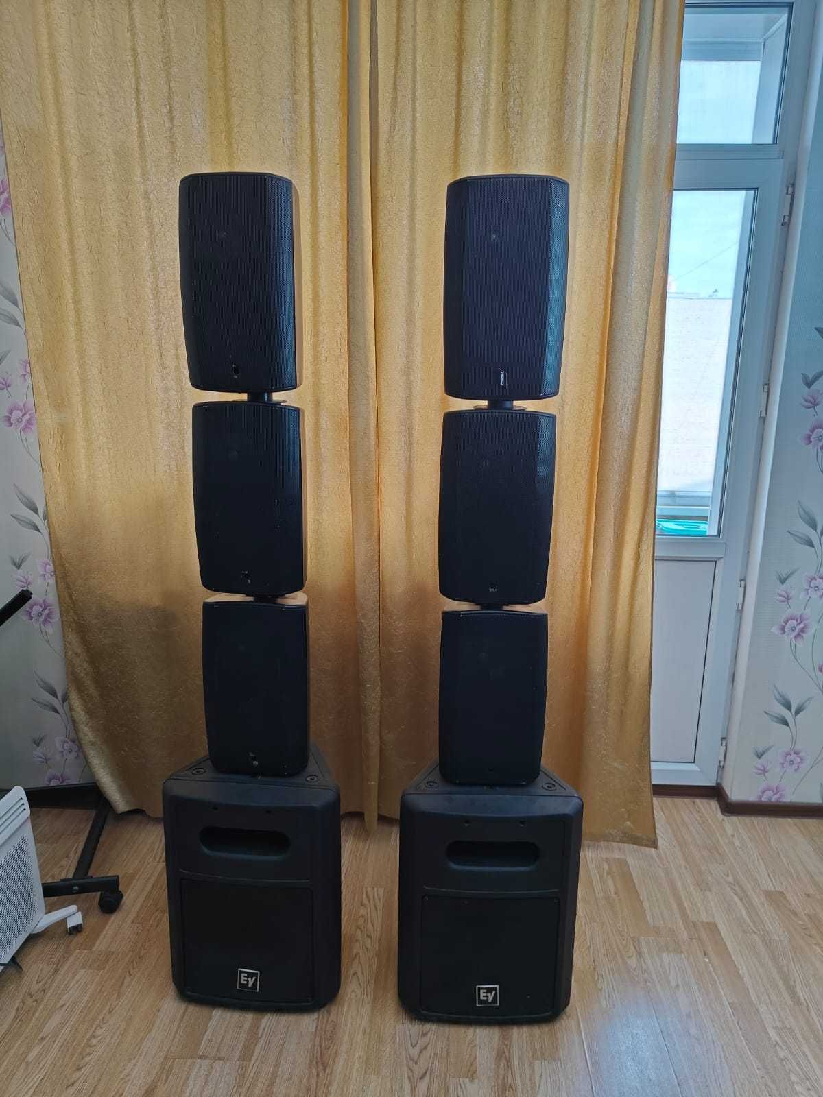 Аренда звукового оборудования c установкой. Колонки, микрофоны