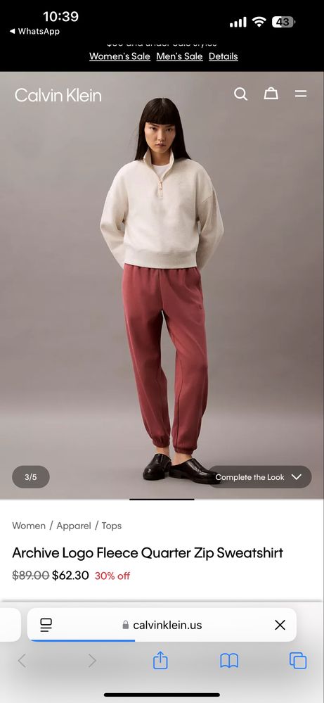Толстовка Calvin Klein оригинал