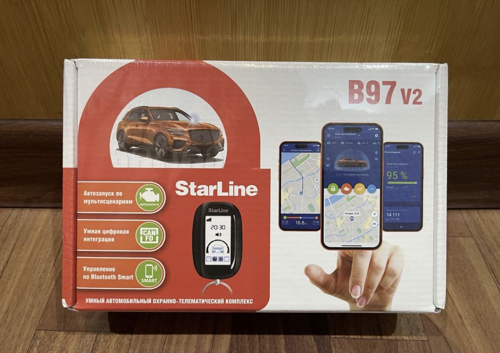 Автосигнализация Starline B97 LTE GPS 3Can 4Lin