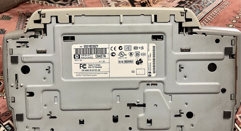 Принтер струйный HP DeskJet 930C, цветной, A4 Для компьютера