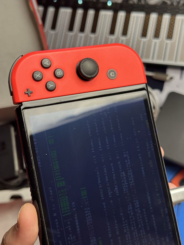 Прошитый Nintendo Switch OLED