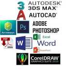 Установка Word Excel Office Corel CorelDraw Autocad Photoshop Фотошоп