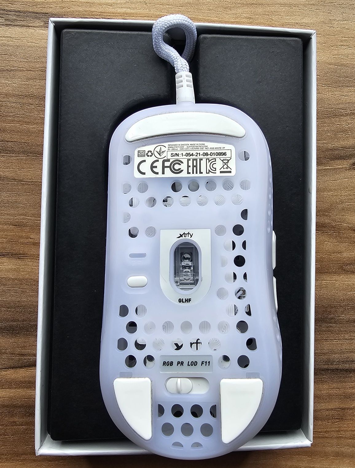 Продам мышку Xtrfy MZ1 RGB White