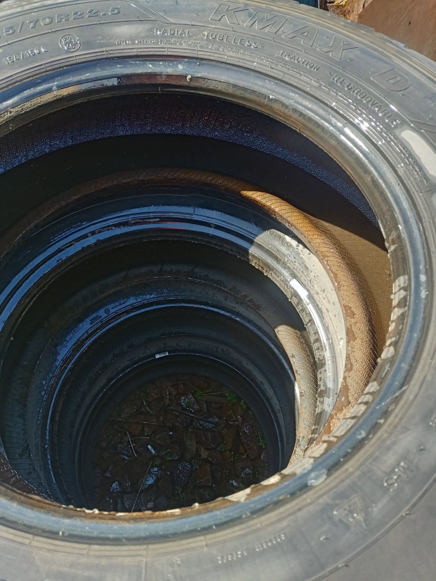 GOODYEAR Комплект шин на ведущую ость 315/70